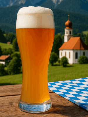 Bavarian Hafeweizen Szklanka Zdjęcie Produktowe