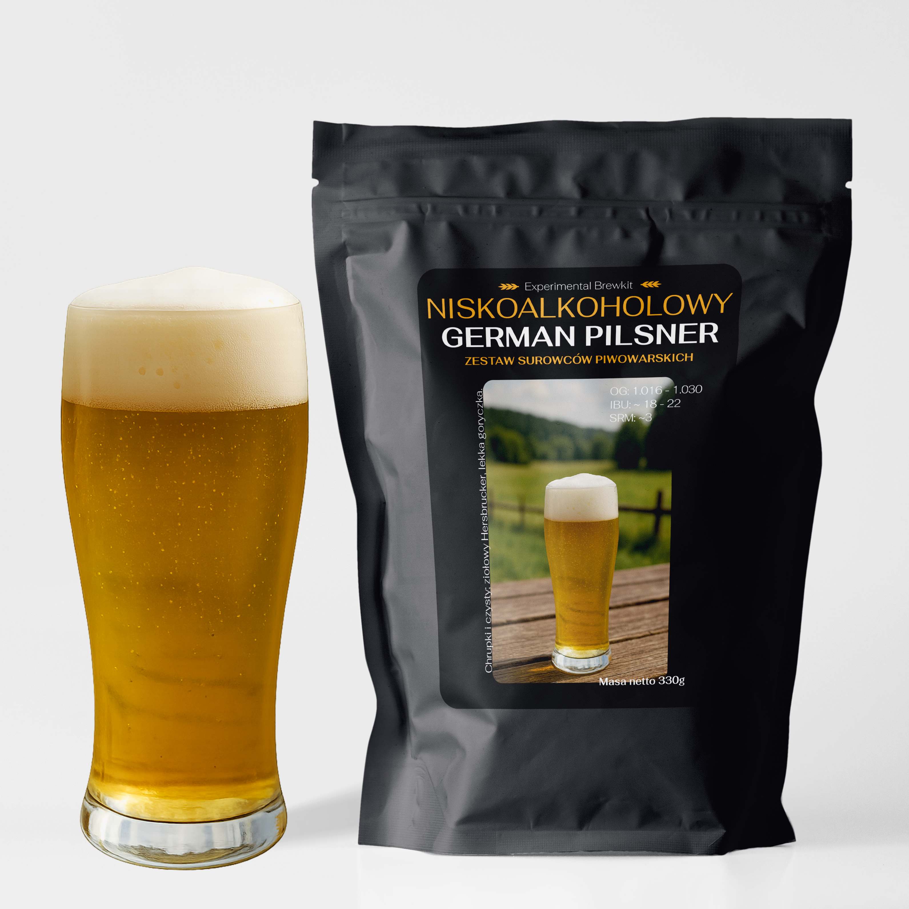 Niskoalkoholowy German Pilsner - Experimental