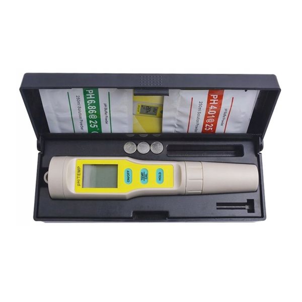 Cyfrowy miernik pH do wody z funkcją ATC