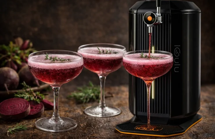 musujące wino z czerwonego buraka w iGulu