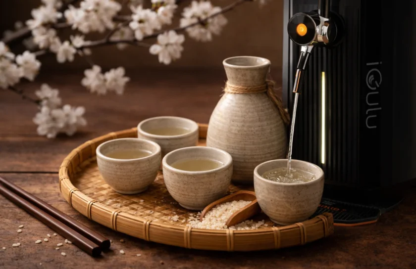 wino ryżowe w stylu sake