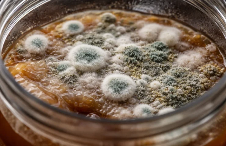 pleśń w nastawie kombuchy