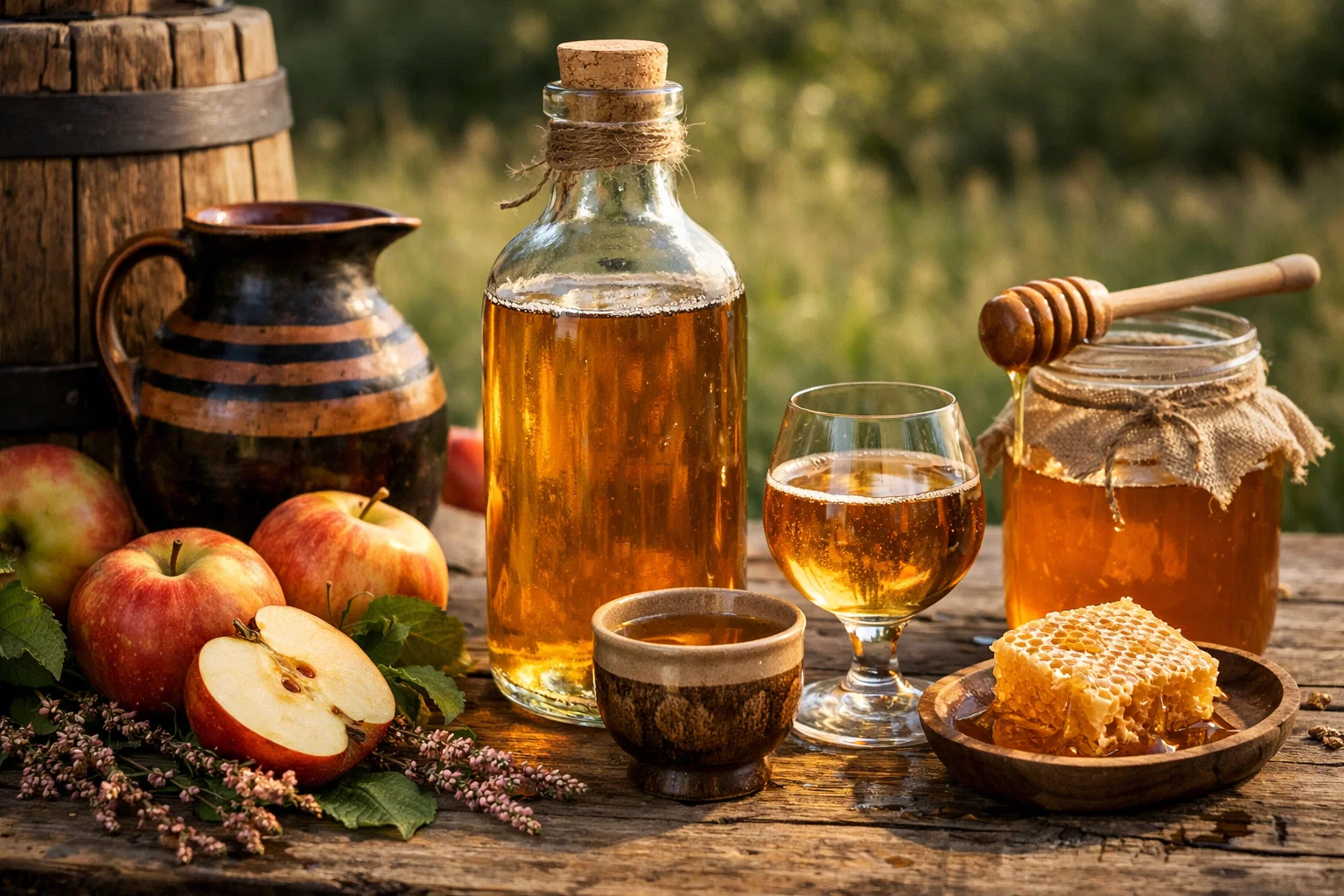 Chouchen bretoński (cydr + miód) w iGulu