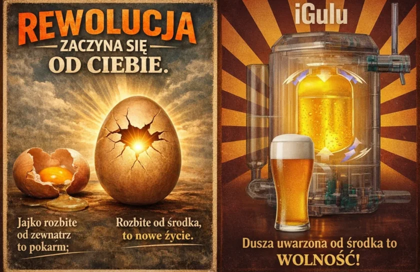iGulu — wolność w smaku. Twoje zainteresowania, Twoje zasady. Czy zewnętrzna presja codziennej rutyny nie daje Ci już w kość? 🍳➡️🐣 „Jajko rozbite z zewnątrz jest jedzeniem. Rozbite od środka — staje się nowym życiem.”