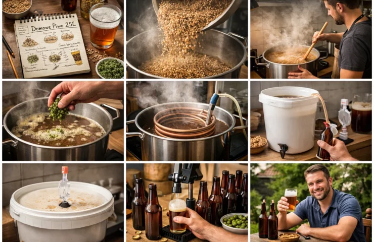 Gdybyś chciał zrobić swoje piwo w domu (25 litrów) – pełny obraz procesu od koncepcji do degustacji