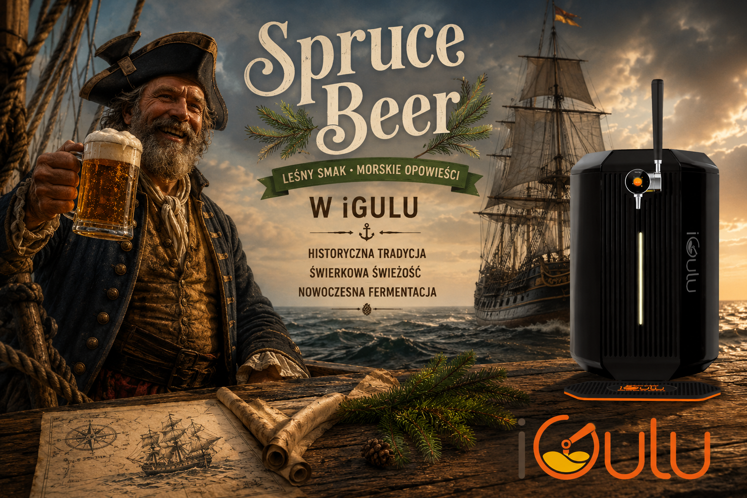 Spruce Beer w iGulu — historyczne piwo leśne w nowoczesnym wydaniu