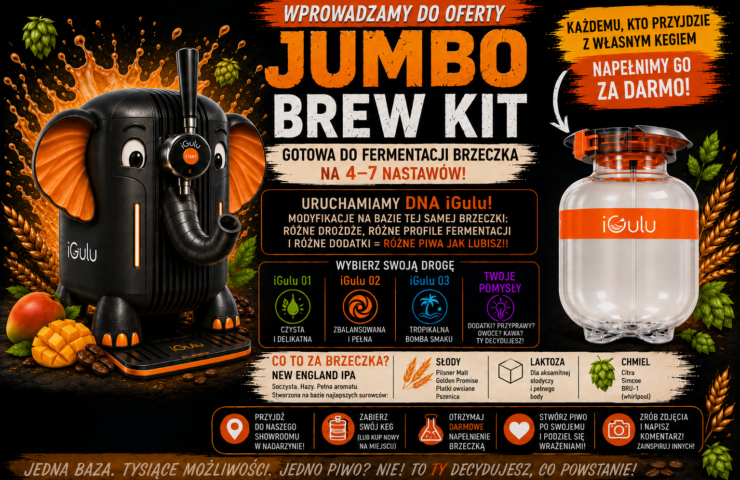JUMBO BREW KIT – jedna brzeczka, wiele możliwości