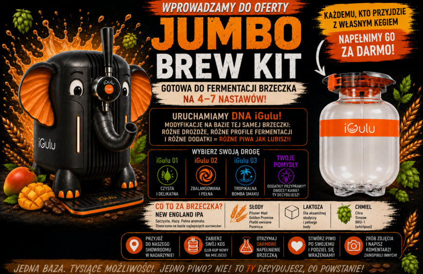 JUMBO BREW KIT – jedna brzeczka, wiele możliwości