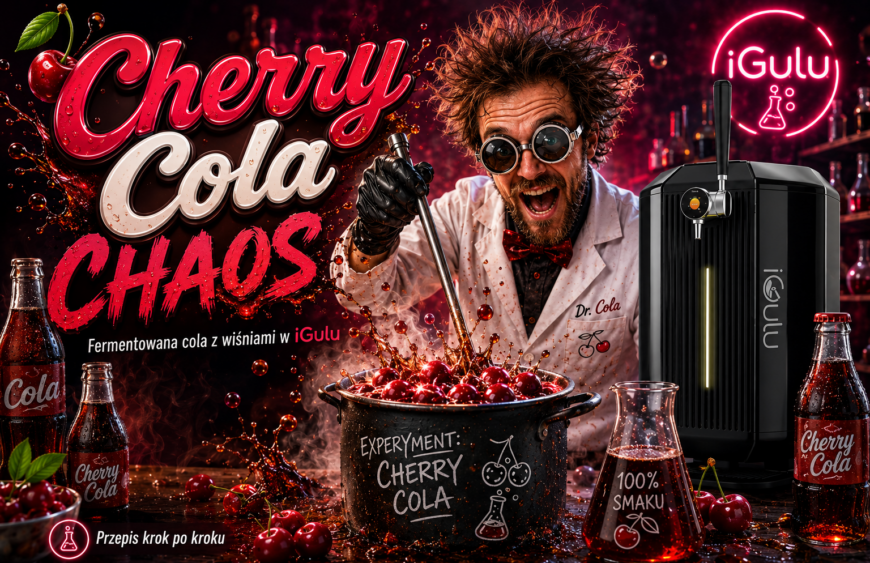 🍒 Cherry Cola Chaos — fermentowana cola z wiśniami w iGulu