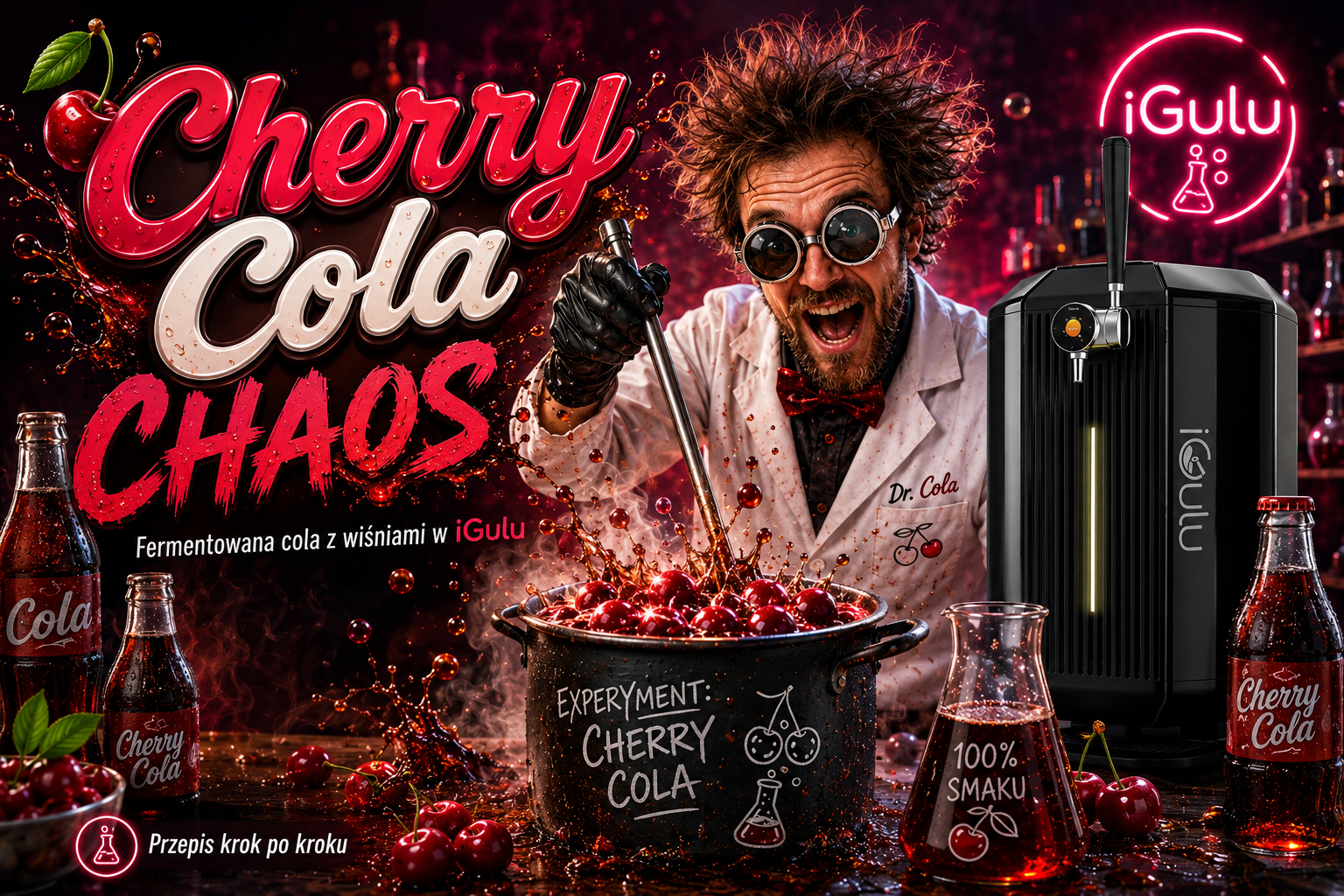 🍒 Cherry Cola Chaos — fermentowana cola z wiśniami w iGulu