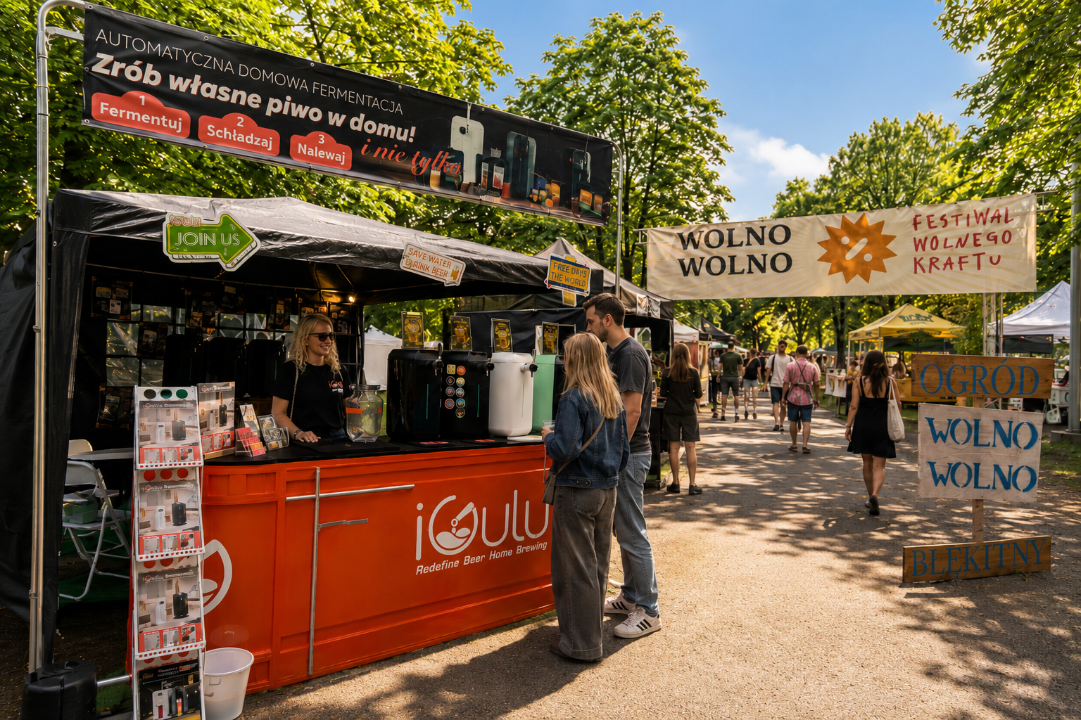 Relacja iGulu z festiwalu Wolno Wolno 2026 w Warszawie. Poznaj bezalkoholowe napoje fermentowane oraz dwóch bohaterów stoiska: buzę jaglaną i domowy ginger beer.
