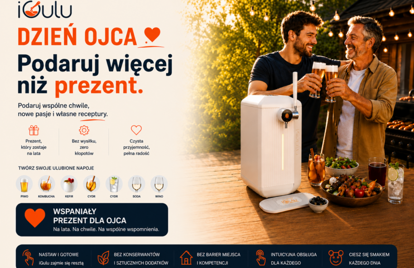 iGulu na Dzień Ojca — prezent, który zostaje na lata Są prezenty kupowane na szybko. Są prezenty, które po kilku dniach trafiają do szafy, garażu albo piwnicy. Są też prezenty-kłopoty — takie, które wymagają miejsca, czasu, dodatkowych akcesoriów i zaangażowania, na które później po prostu brakuje energii. Ale jest też iGulu.