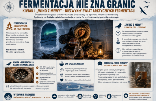 Fermentacja nie zna granic. Kiviak i „wino z mewy” – niezwykły świat arktycznych fermentacji