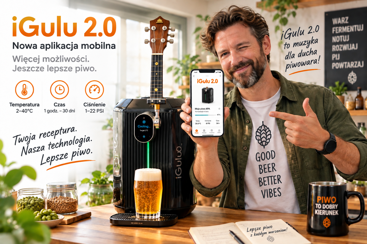 iGulu 2.0 już dostępne! Nowa aplikacja i nowe możliwości sterowania fermentacją